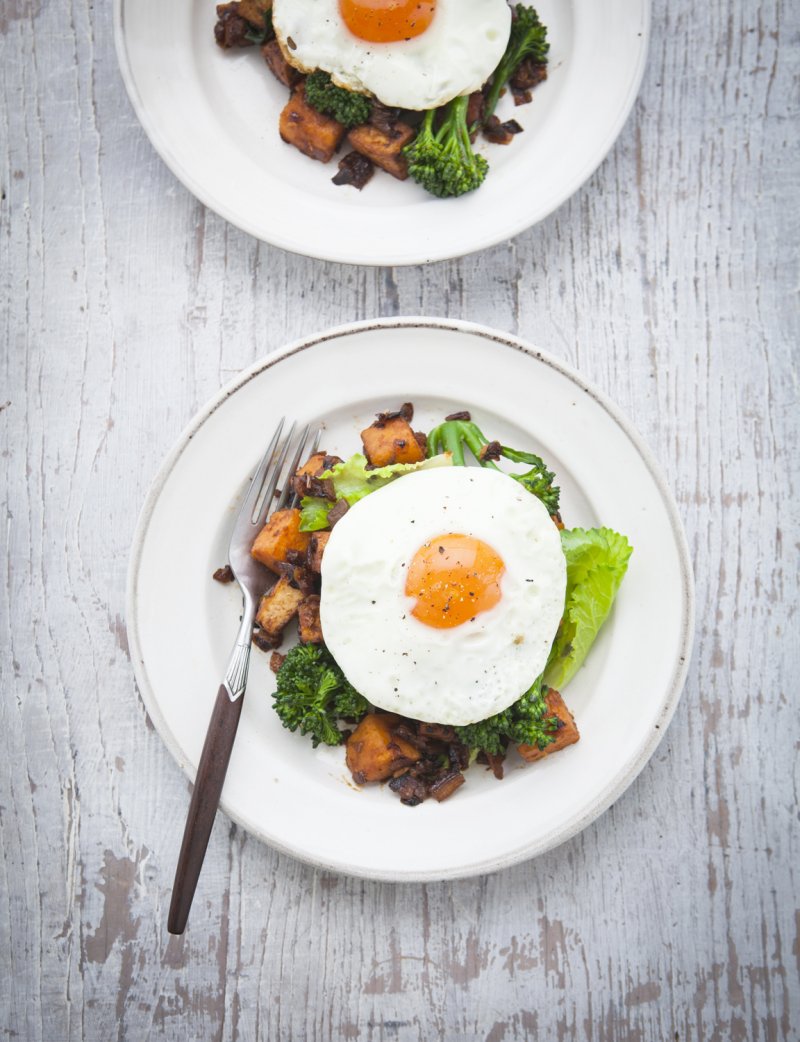 Smoked Tofu and Vegetable Hash