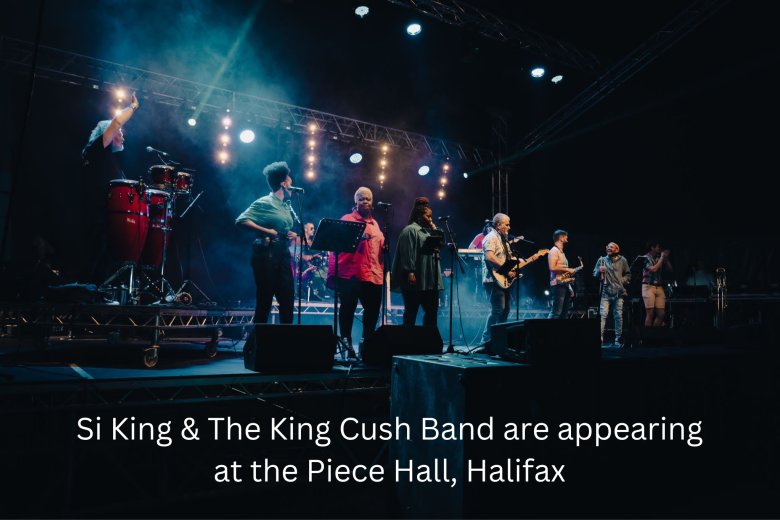 Si King and his band are at the Piece Hall on 18th December
